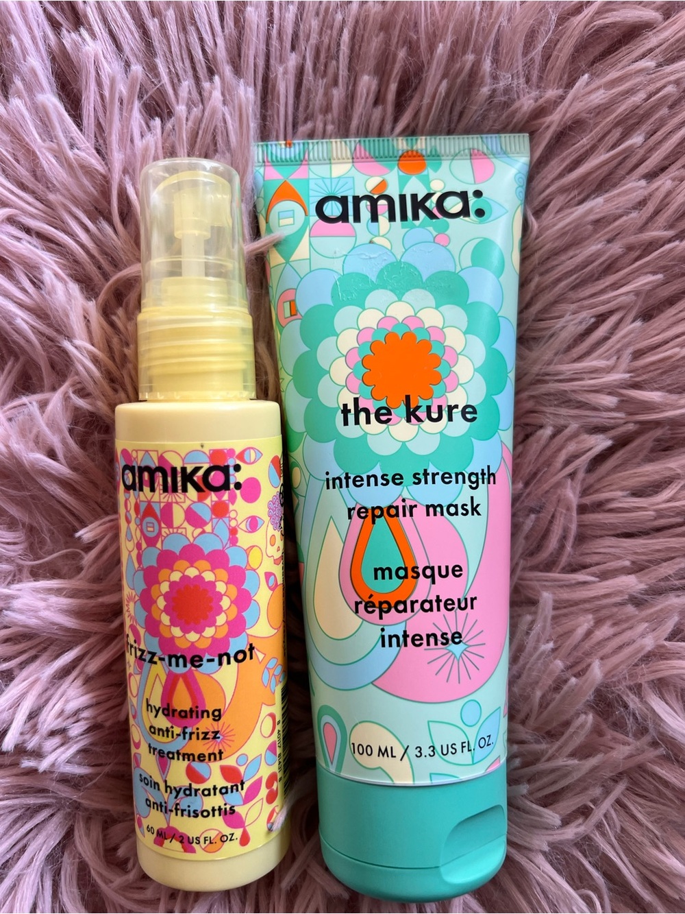 amika Frizz Me Not + The Kure Repair Mask - Set